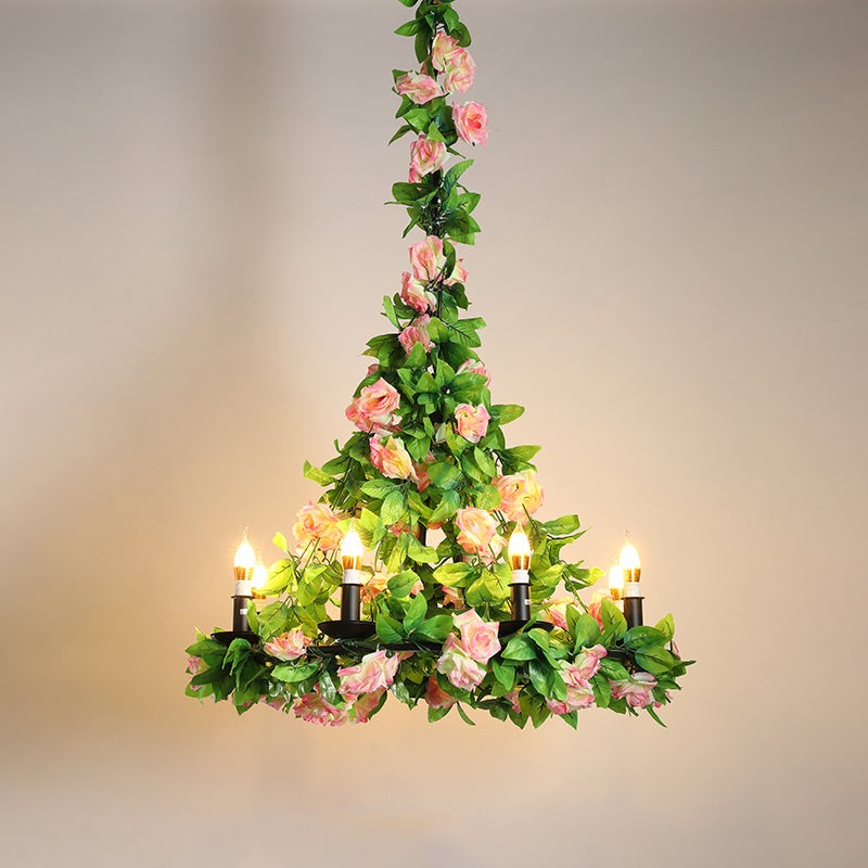 Green 8 Bulbes LAMPE DE CHANDELER