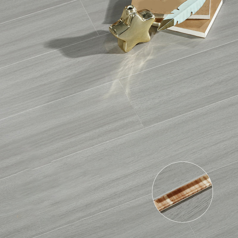 Traditional Wood Floor Planks Click Lock Wire Brushed Trim Piece