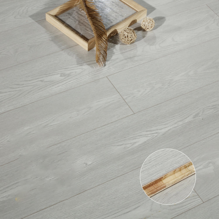 Traditional Wood Floor Planks Click Lock Wire Brushed Trim Piece