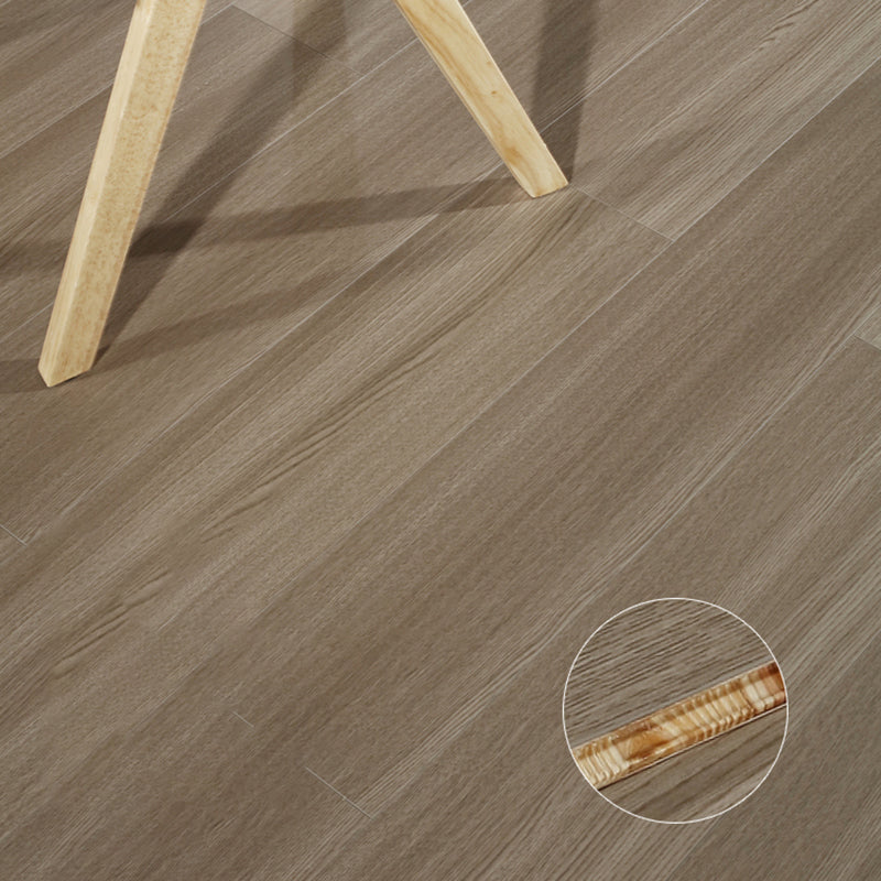 Traditional Wood Floor Planks Click Lock Wire Brushed Trim Piece