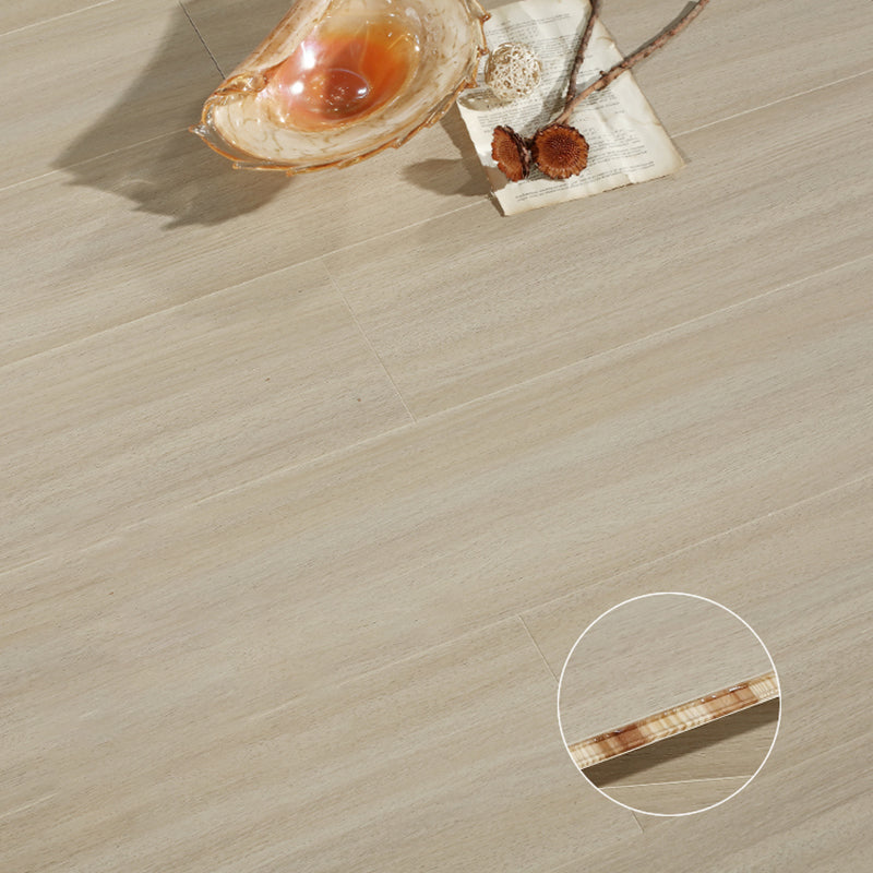 Traditional Wood Floor Planks Click Lock Wire Brushed Trim Piece