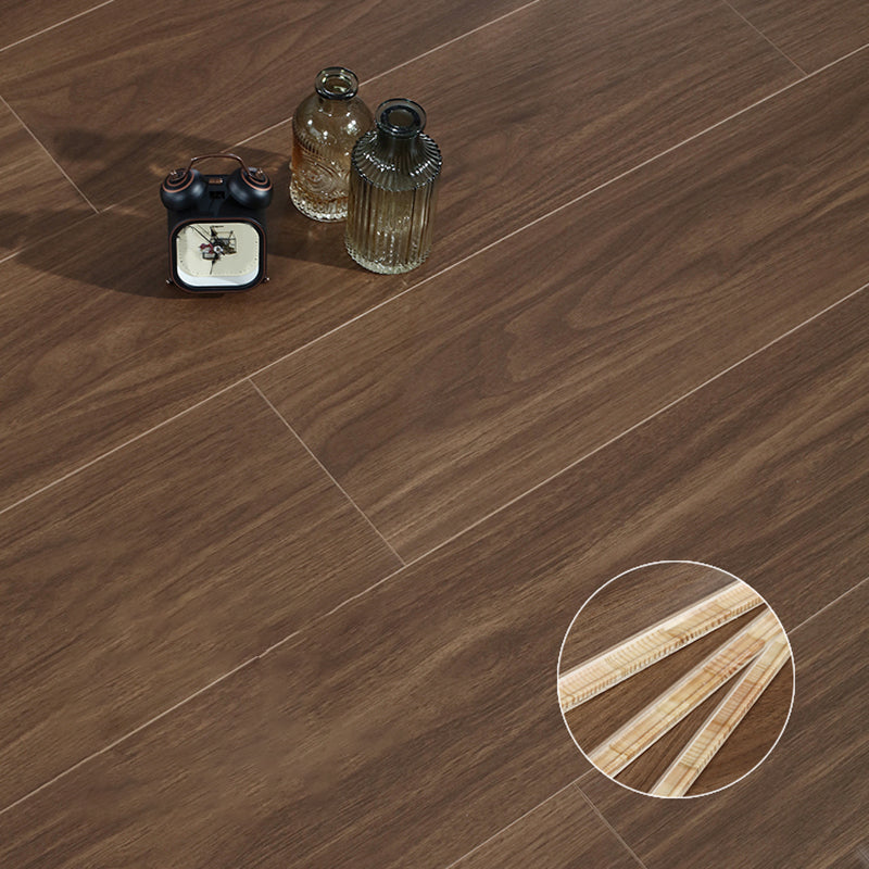 Traditional Wood Floor Planks Click Lock Wire Brushed Trim Piece