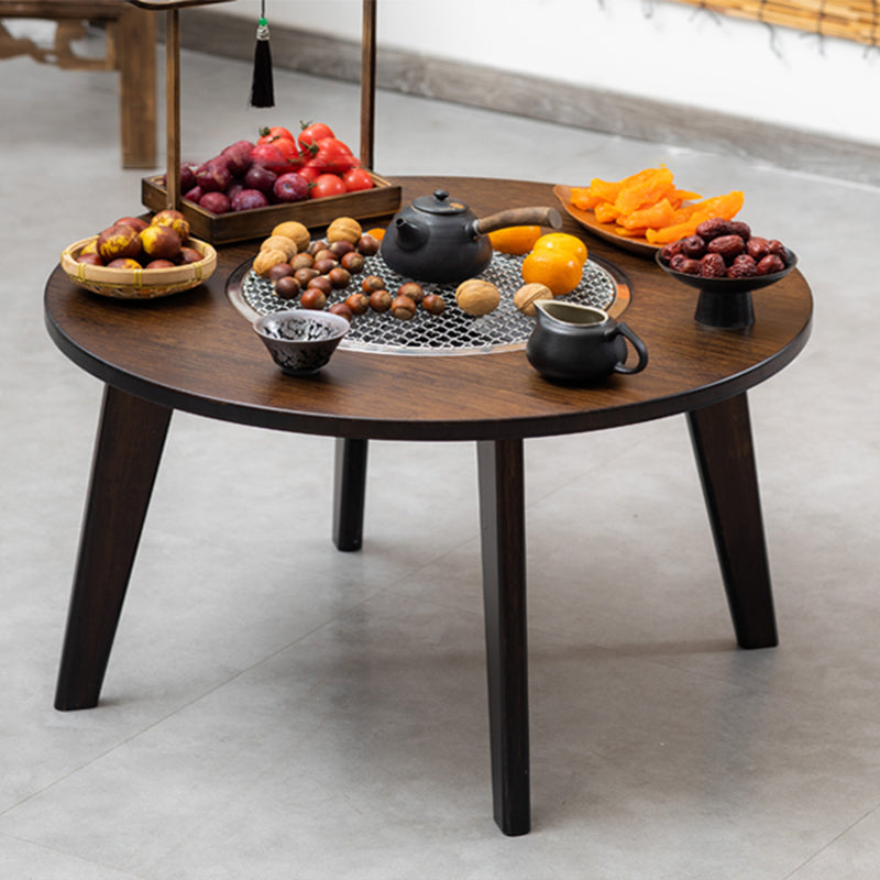 Contemporary Coffee Table Wooden 4 Legs Coffee Cocktail Table for Living Room