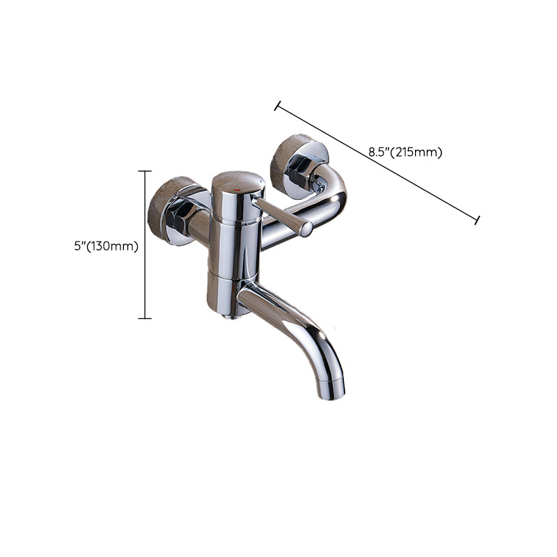 Popular Bathtub Faucet Swivel Spout Wall Mounted Tub Filler Trim