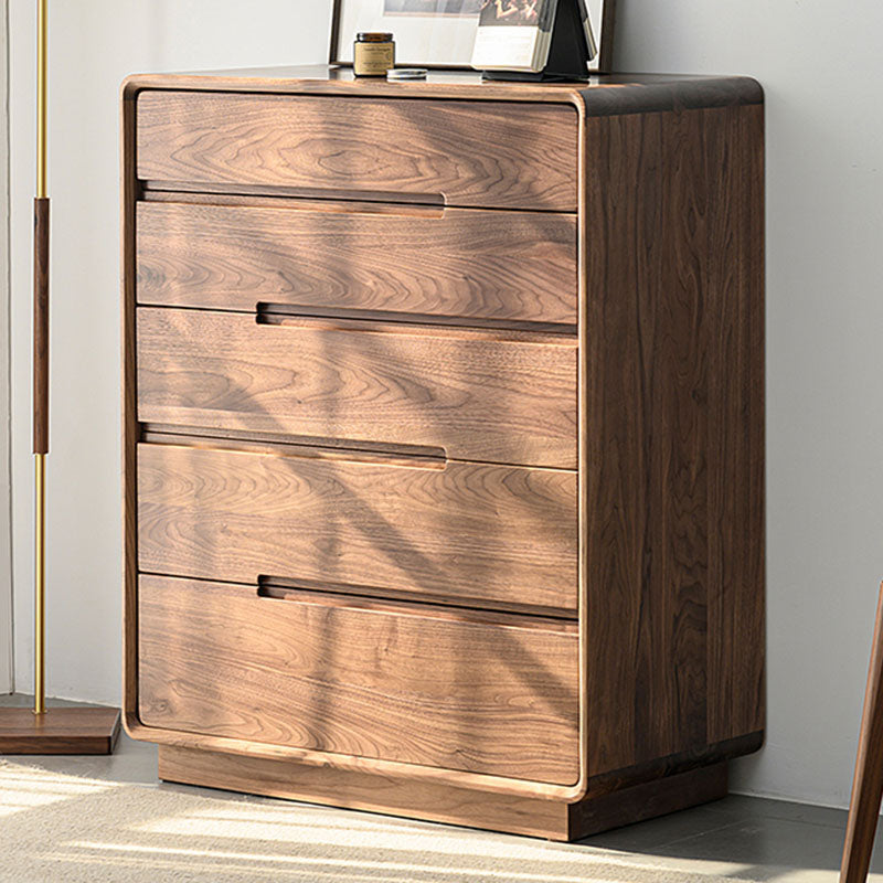 Modern Storage Chest Solid Wood Storage Chest Dresser with 5 Drawers