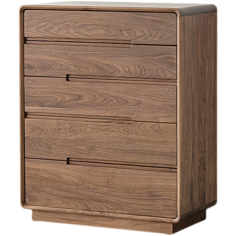 Modern Storage Chest Solid Wood Storage Chest Dresser with 5 Drawers