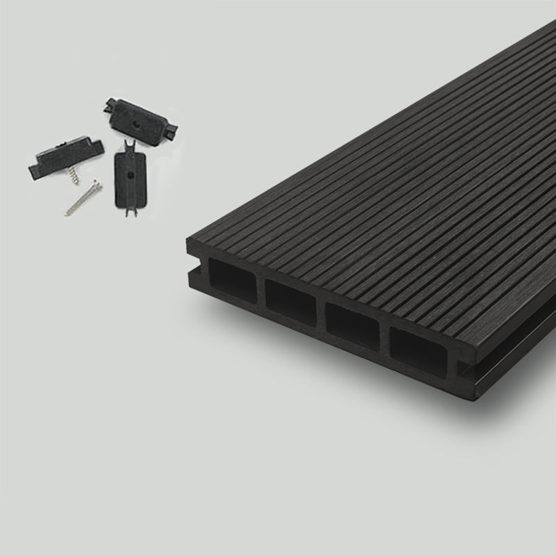 Nailed Decking Tiles Composite 118" x 5.5" Deck Tile Kit Outdoor Patio