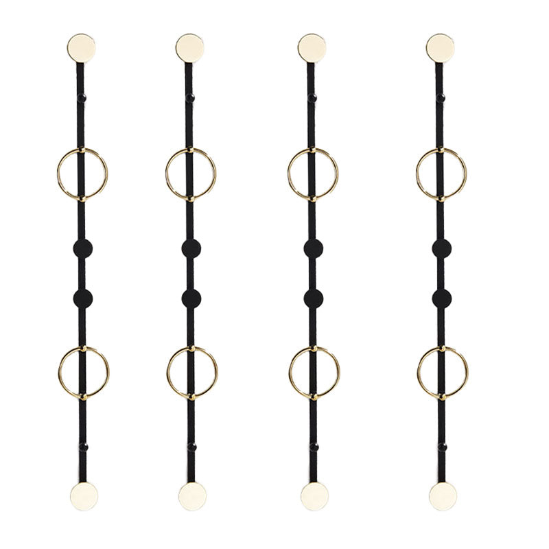 Gorgeous Coat Hanger Wall Mounted Metal Coat Rack with Coat Hooks