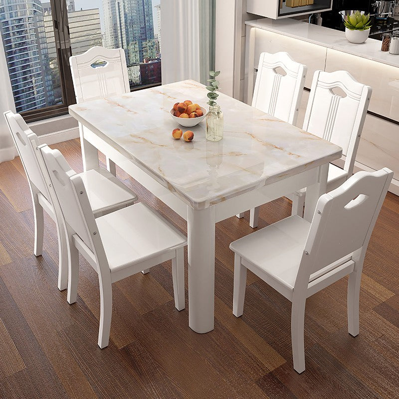 Rectangle Dining Room Dinner Kitchen Table Modern Dining Table