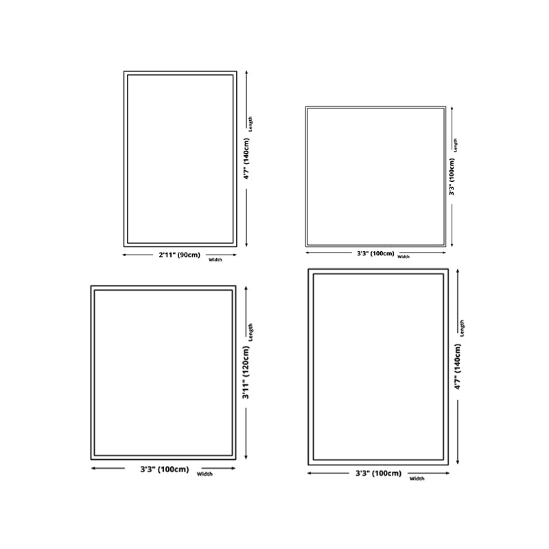 Tribal Diamond Rug Beige Polyester Carpet Stain Resistant Indoor Rug for Living Room