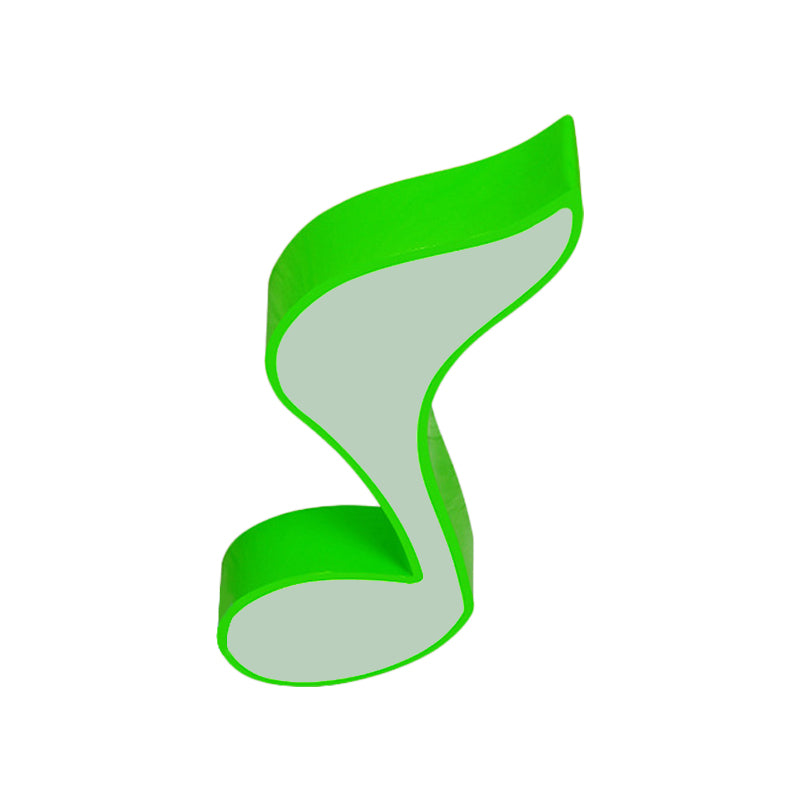 Rot/Grün/Gelb, Musiknote, Deckenleuchte, Acryl-LED-Unterputzleuchte im Kinderstil für den Kindergarten