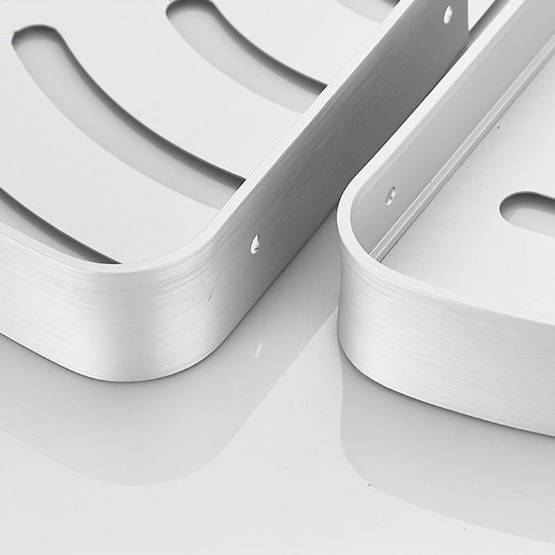 Black/Silver Bathroom Set Modern 1/2/3 - Piece Anti-rust Bath Shelf