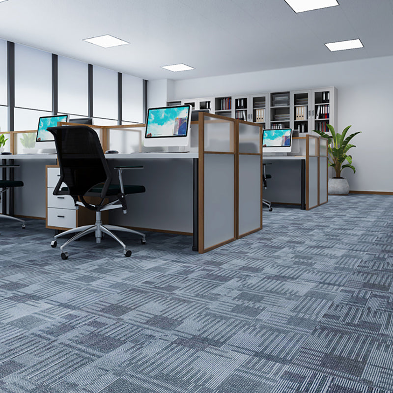 Water-resistant Plastic Floor Rectangular Fabric Look Square Edge Floor Tile