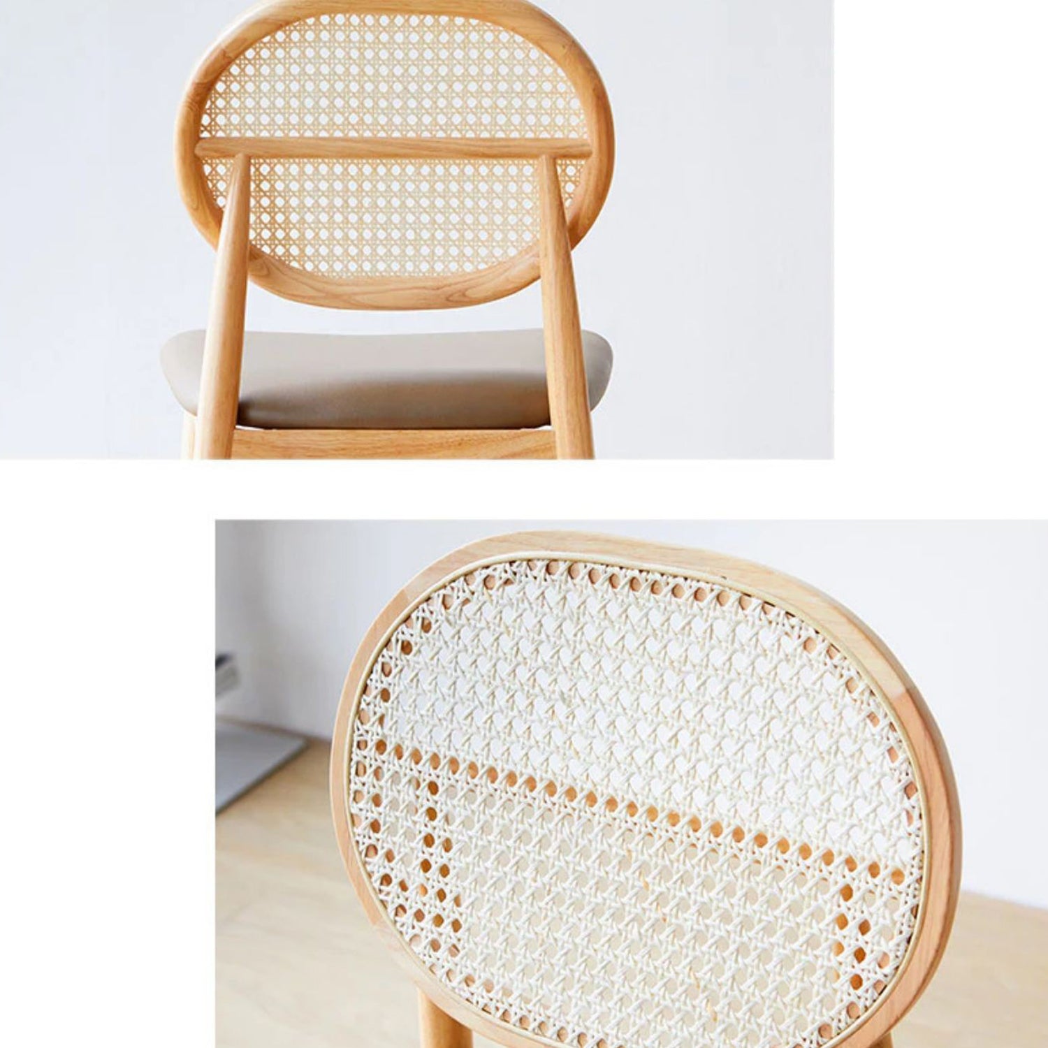 Industrial Style Side Chair Wooden Frame Side Dining Chair for Dining Room