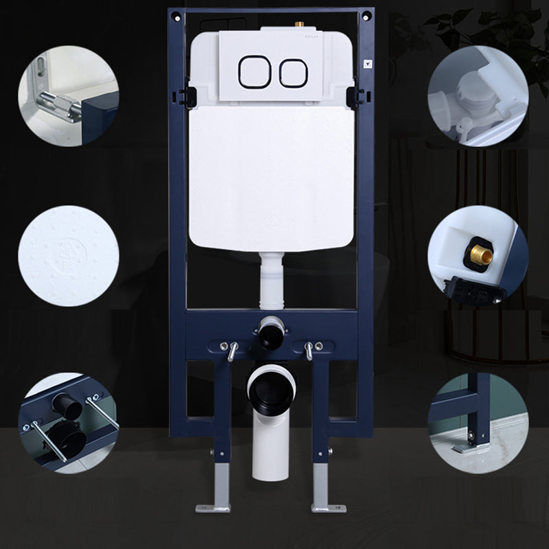 Contemporary Wall Mount Toilet Bowl White Seat Included Urine Toilet for Bathroom