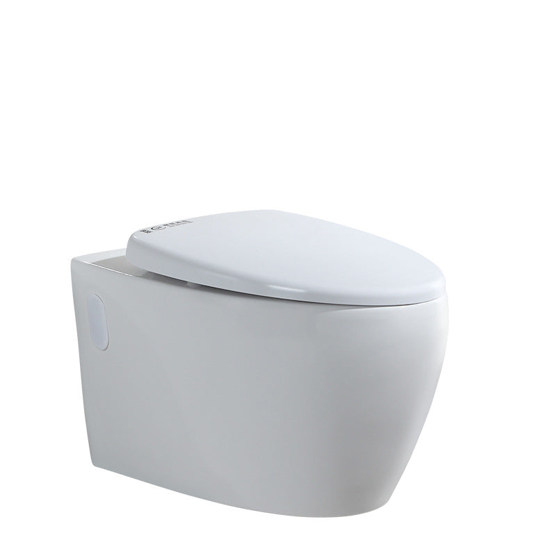 Contemporary Wall Mount Toilet Bowl White Seat Included Urine Toilet for Bathroom