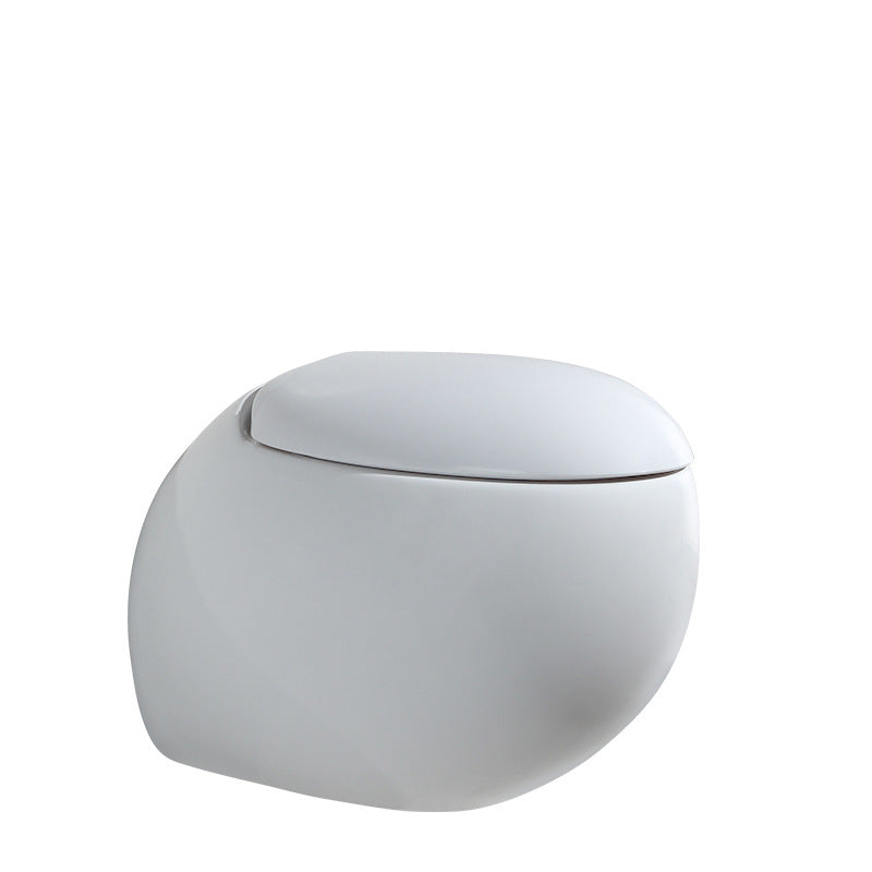 Contemporary Wall Mount Toilet Bowl White Seat Included Urine Toilet for Bathroom