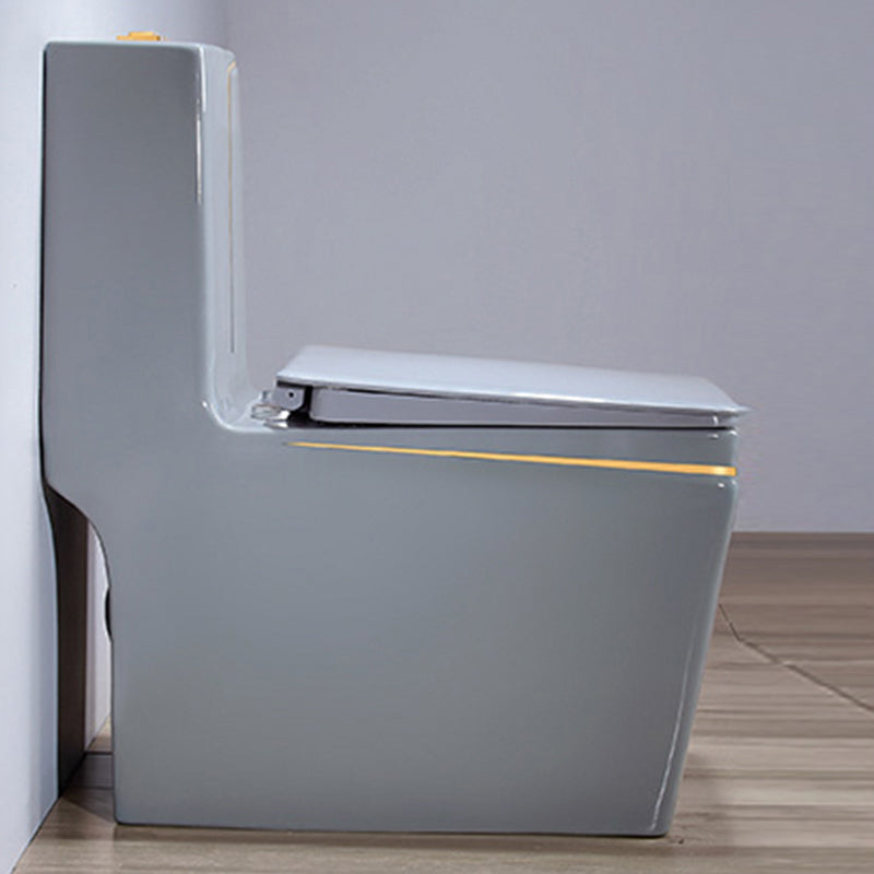 Traditional Floor Mount Toilet Seat Included Toilet Bowl for Bathroom