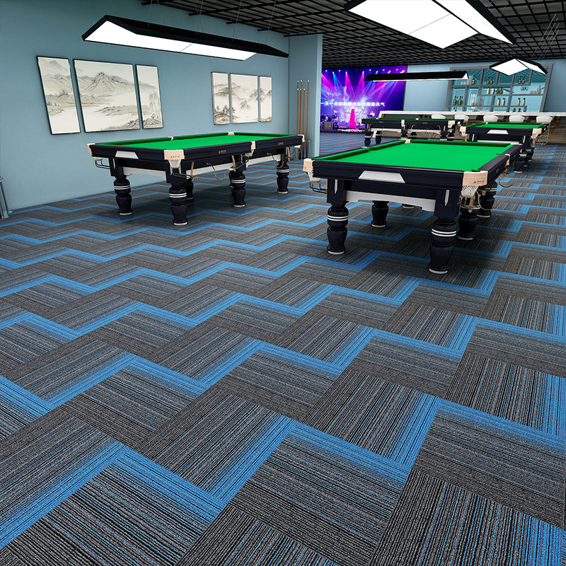 Modern Carpet Tiles Multi Level Loop Glue Down Non-Skid Carpet Tile for Foyer