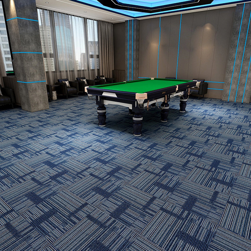 Modern Carpet Tiles Multi Level Loop Glue Down Non-Skid Carpet Tile for Foyer