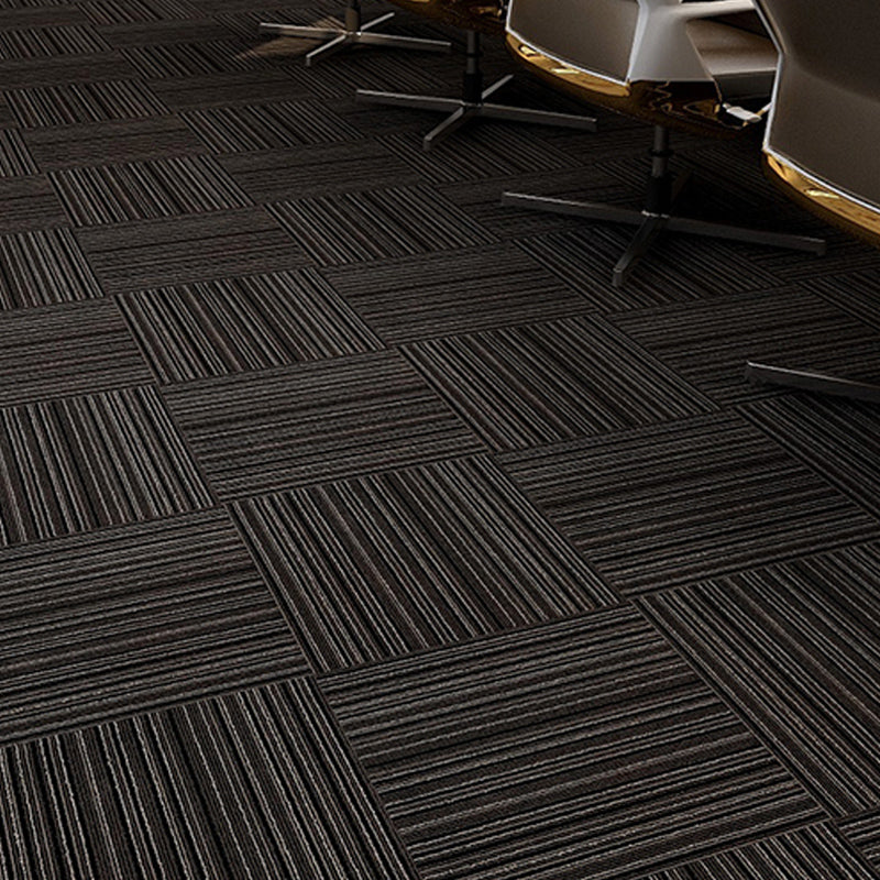 Modern Carpet Tiles Multi Level Loop Glue Down Non-Skid Carpet Tile for Foyer