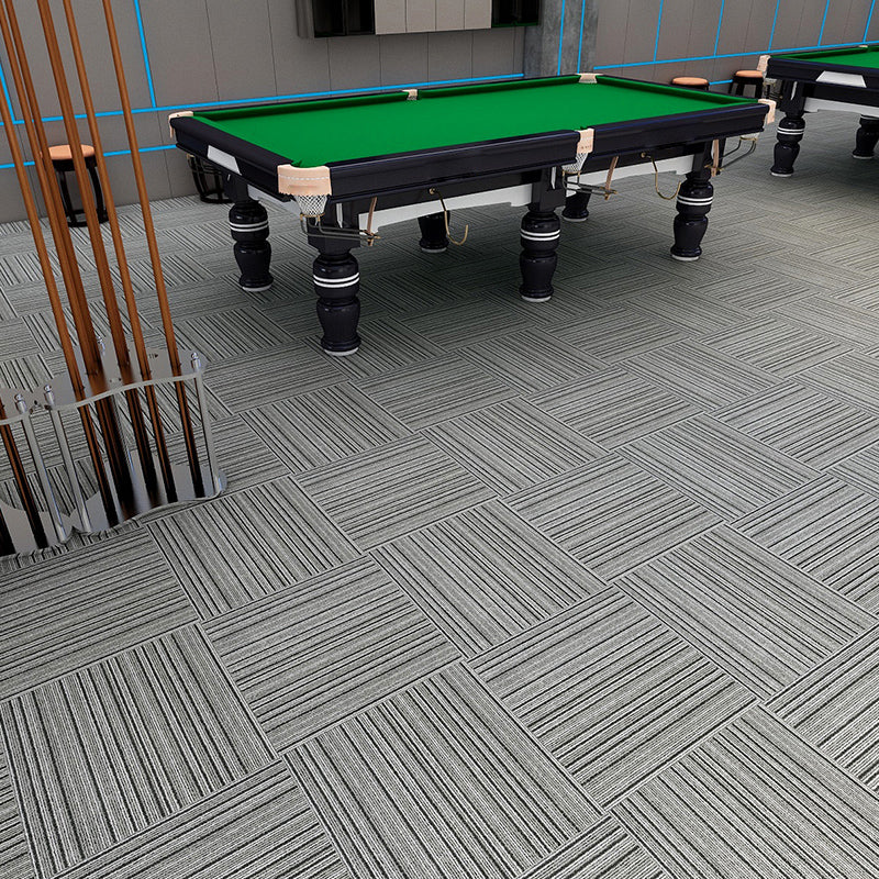 Modern Carpet Tiles Multi Level Loop Glue Down Non-Skid Carpet Tile for Foyer