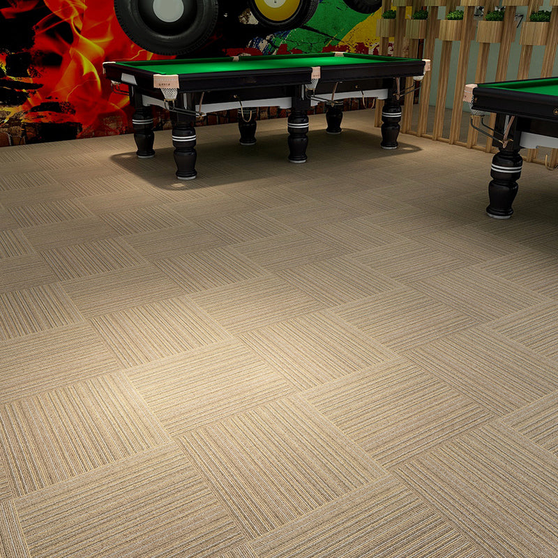 Modern Carpet Tiles Multi Level Loop Glue Down Non-Skid Carpet Tile for Foyer
