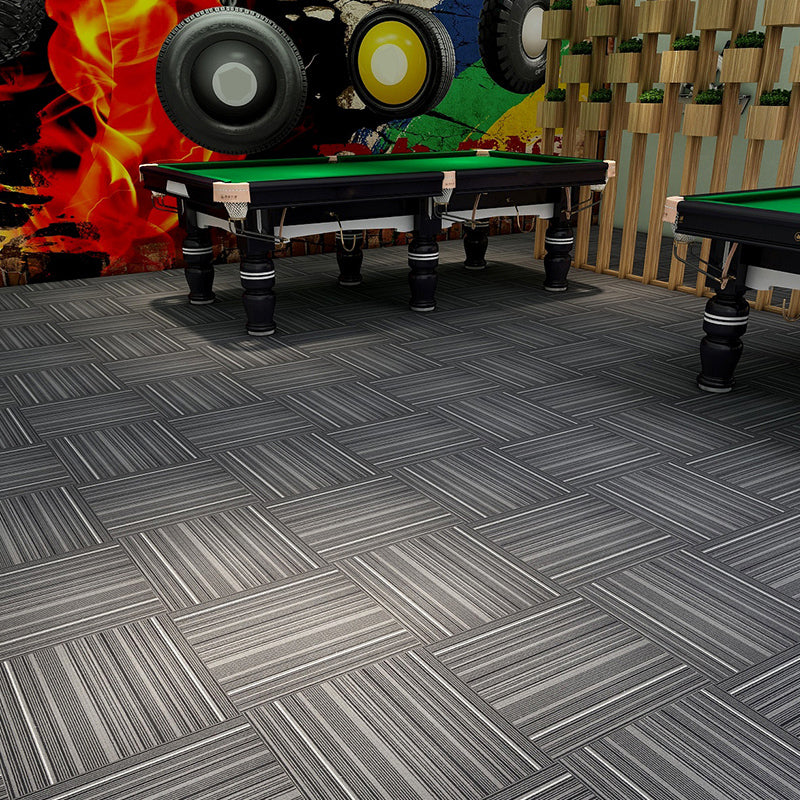 Modern Carpet Tiles Multi Level Loop Glue Down Non-Skid Carpet Tile for Foyer