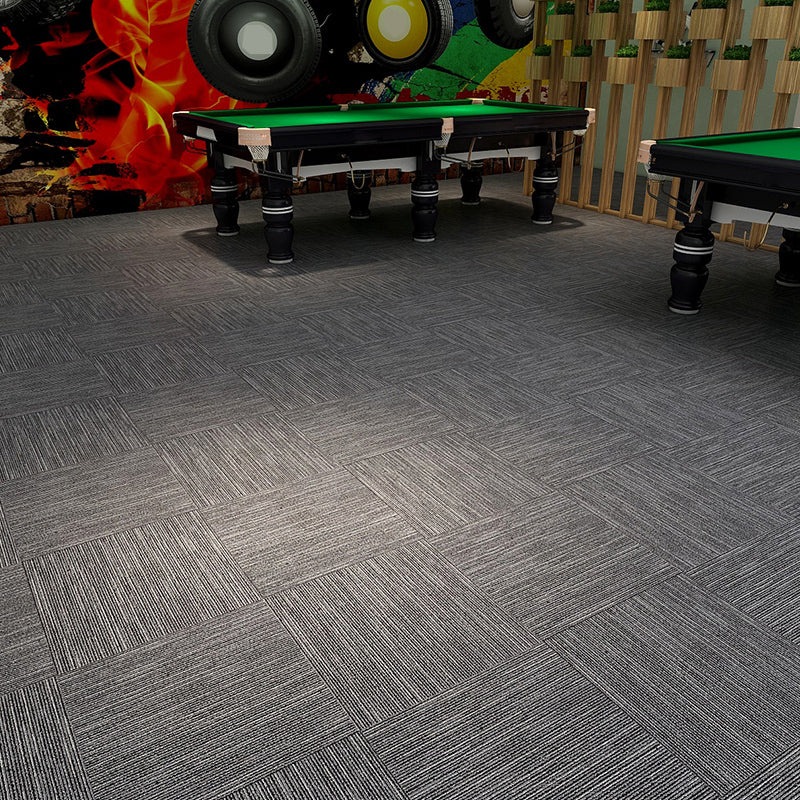 Modern Carpet Tiles Multi Level Loop Glue Down Non-Skid Carpet Tile for Foyer