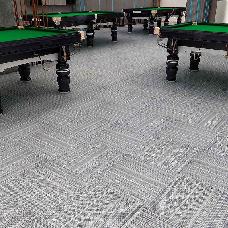 Modern Carpet Tiles Multi Level Loop Glue Down Non-Skid Carpet Tile for Foyer