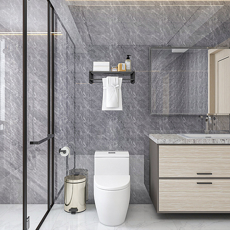 Modern Peel & Stick Field Tile PVC Rectangular Wallpaper for Kitchen Backsplash