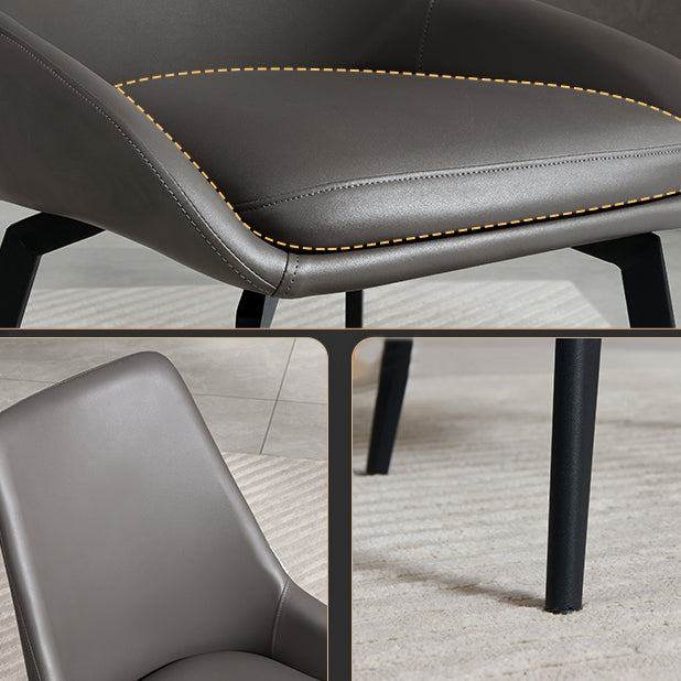 Modern Stone Furniture 1/2/5/7/9 Pcs Round Shape Dinette Table with Upholstered Chair