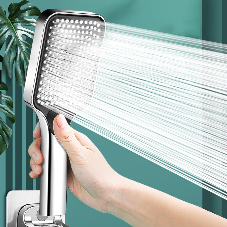 Contemporary Rain Fall Hand Shower Adjustable Spray Pattern Showerhead