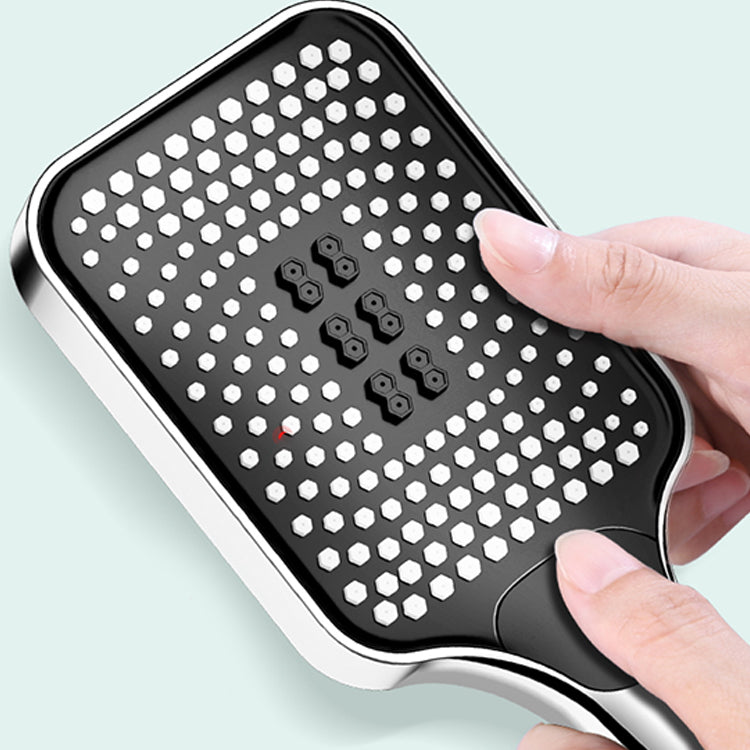 Modern Rectangular Hand Shower Self-Cleaning Wall-Mount Hand Shower