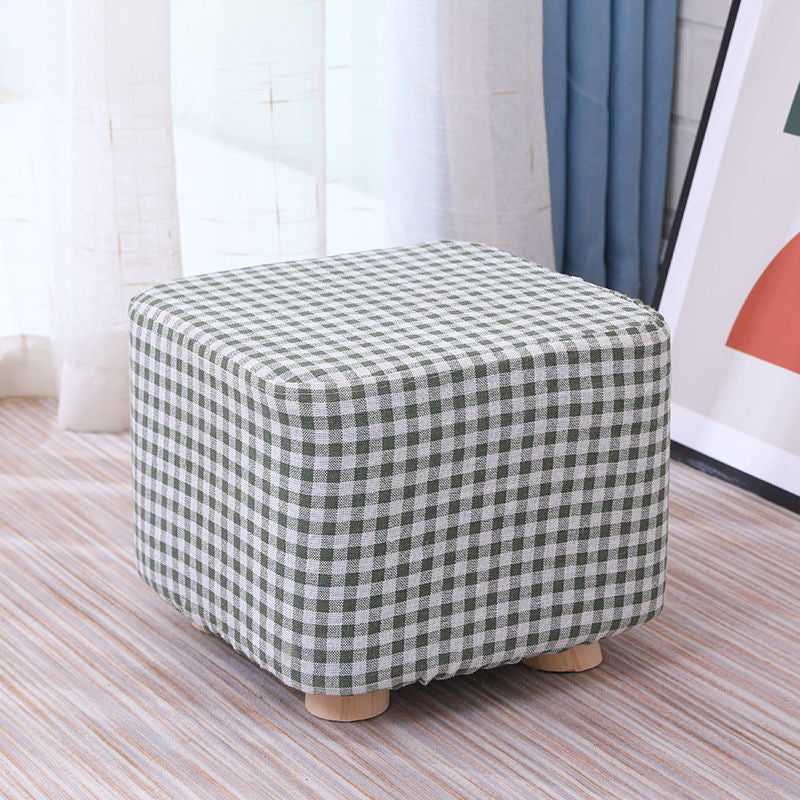 Cotton Standard Stool Modern Style Simple Household Foot Stool