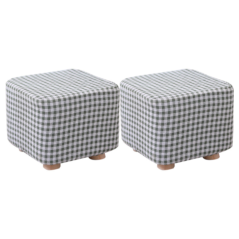 Cotton Standard Stool Modern Style Simple Household Foot Stool