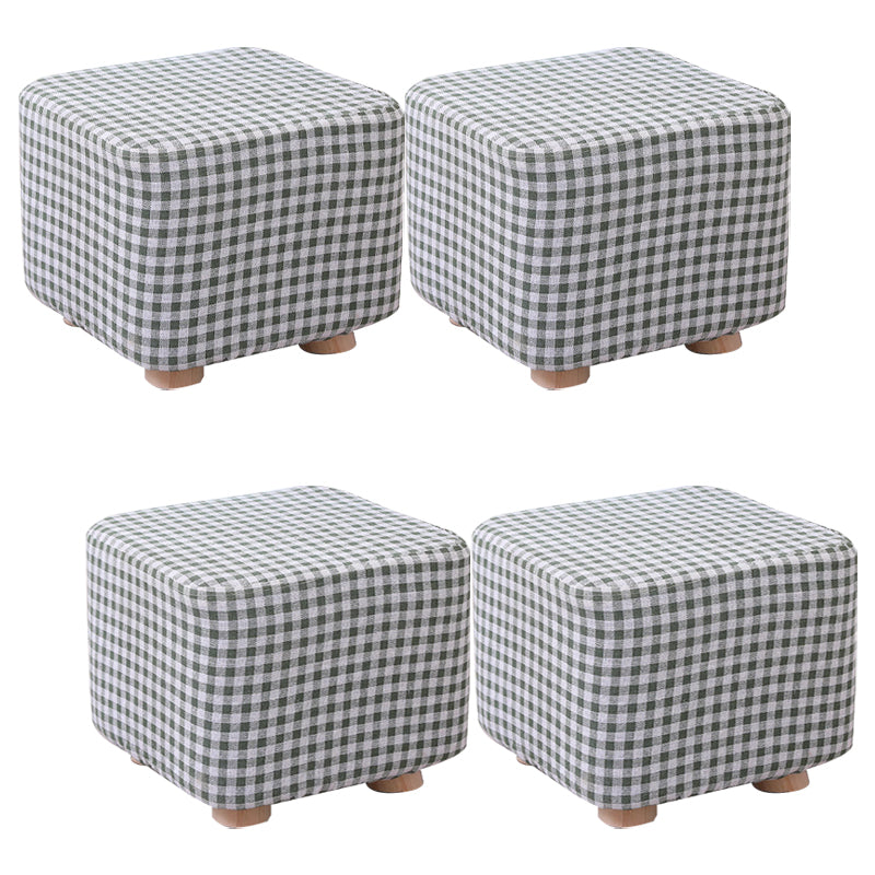 Cotton Standard Stool Modern Style Simple Household Foot Stool