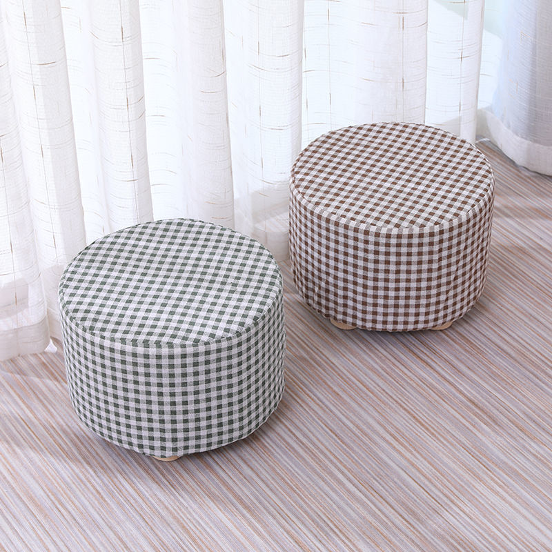 Cotton Standard Stool Modern Style Simple Household Foot Stool