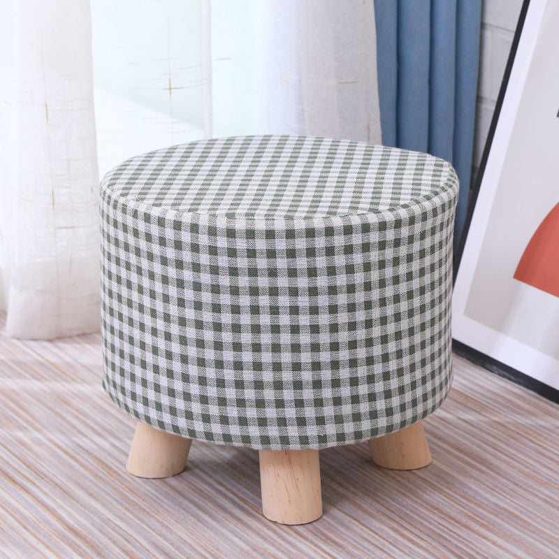 Cotton Standard Stool Modern Style Simple Household Foot Stool