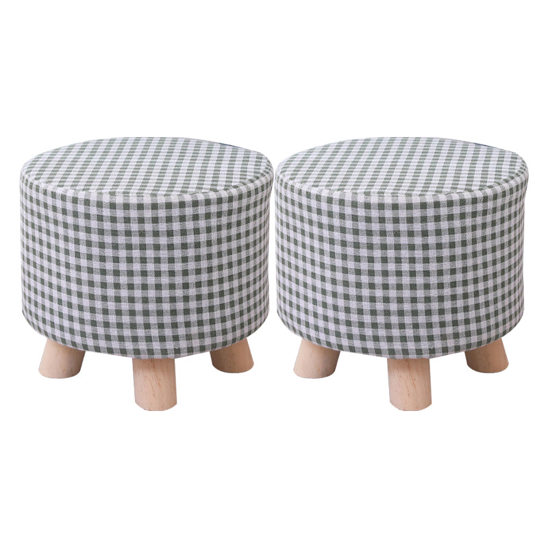 Cotton Standard Stool Modern Style Simple Household Foot Stool