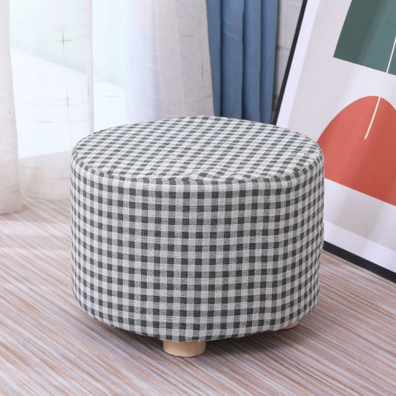 Cotton Standard Stool Modern Style Simple Household Foot Stool