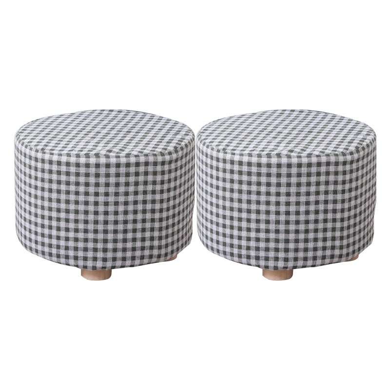 Cotton Standard Stool Modern Style Simple Household Foot Stool
