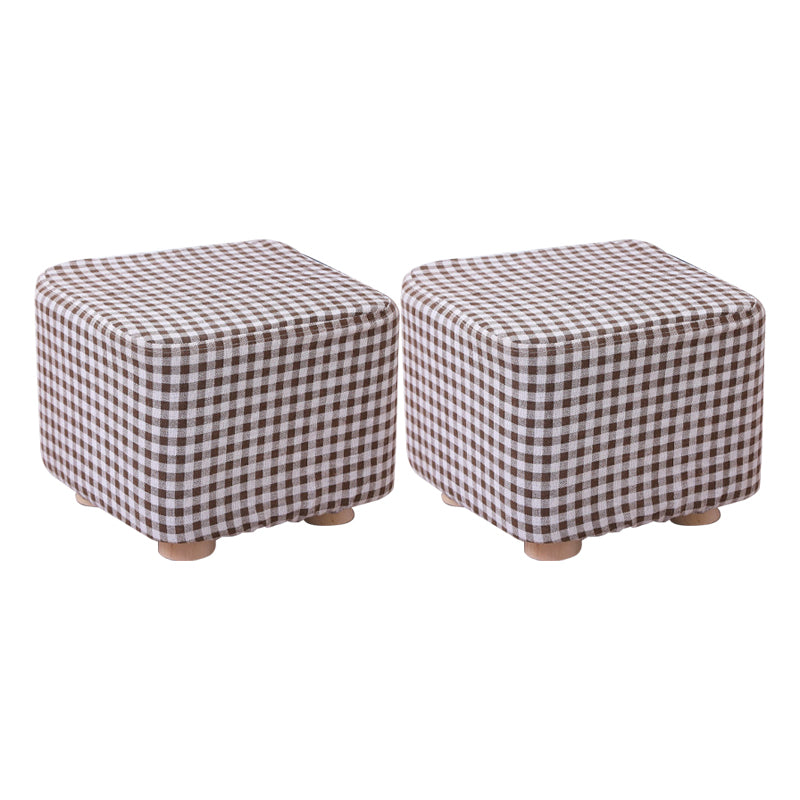 Cotton Standard Stool Modern Style Simple Household Foot Stool