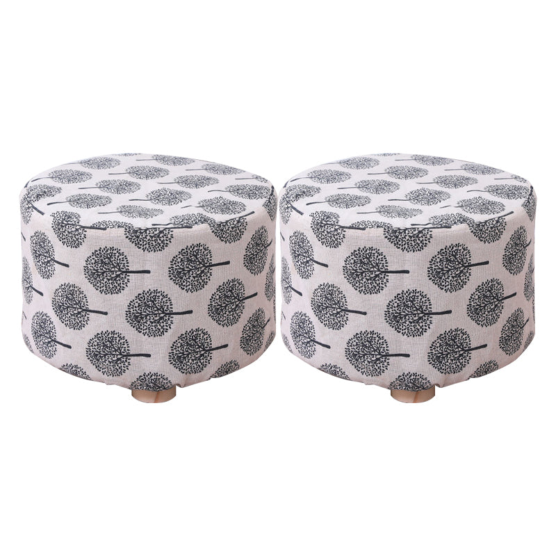 Cotton Standard Stool Modern Style Simple Household Foot Stool