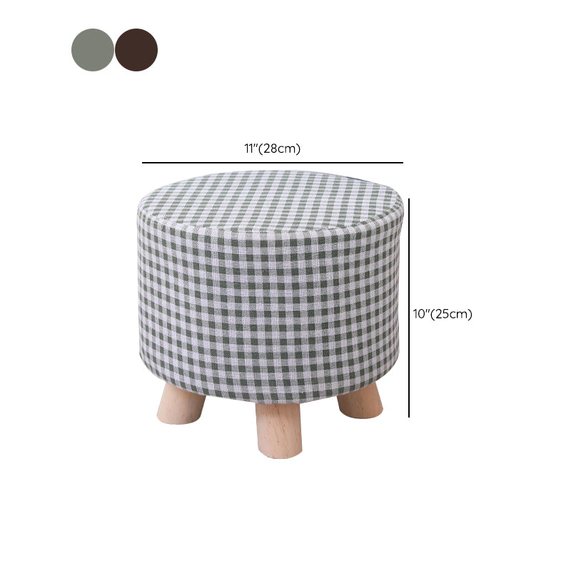 Cotton Standard Stool Modern Style Simple Household Foot Stool