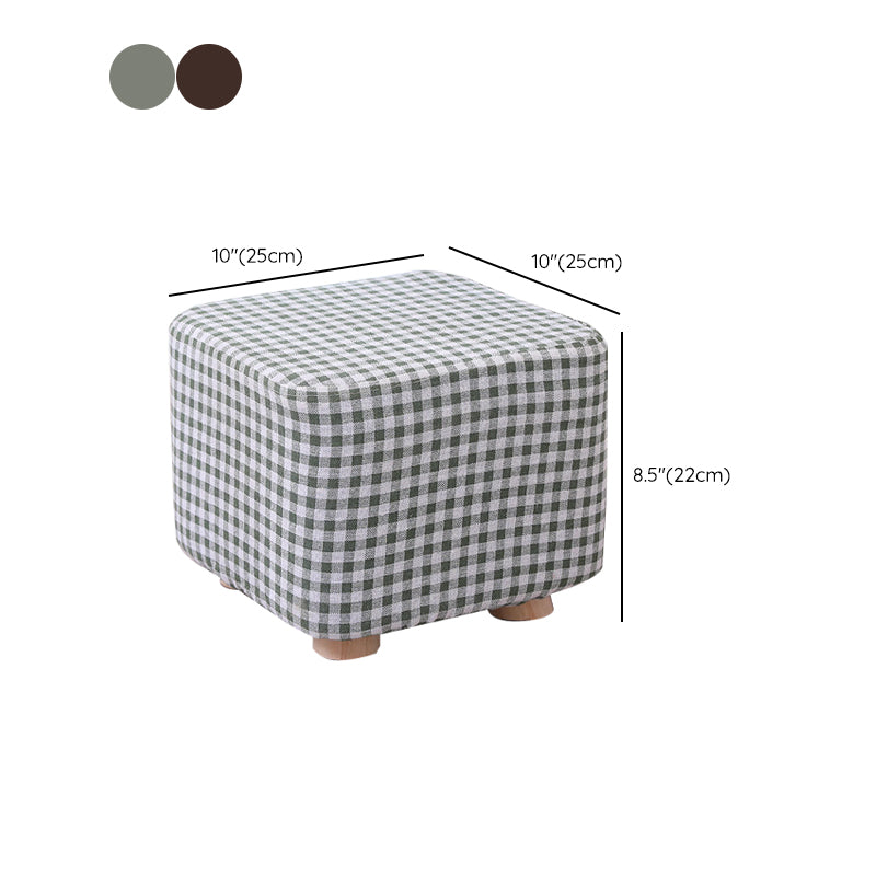 Cotton Standard Stool Modern Style Simple Household Foot Stool