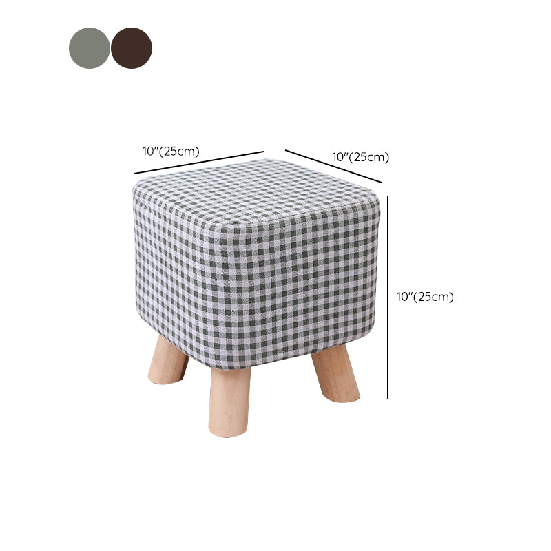 Cotton Standard Stool Modern Style Simple Household Foot Stool