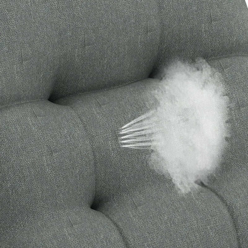 Mid Century Modern Indoor Rocking Chair Single Rocking Chair with Cushion