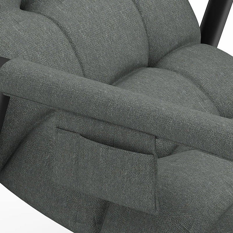 Mid Century Modern Indoor Rocking Chair Single Rocking Chair with Cushion