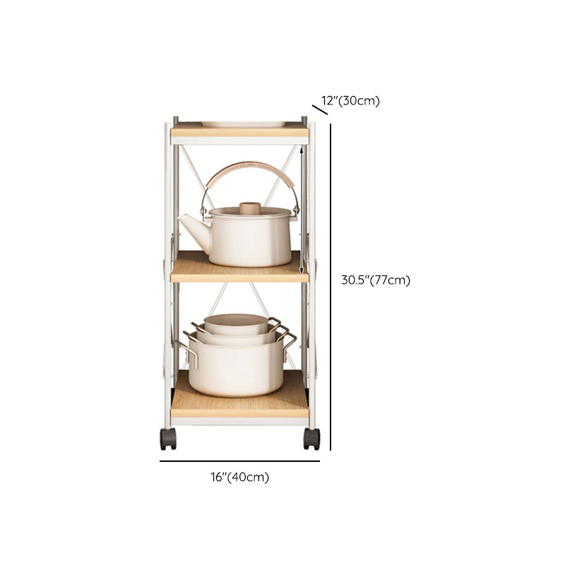 Wood Coffee Table Modern 1 Cocktail Table with Storage Shelf